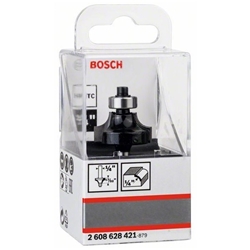 Bosch Abrundfräser, 1/4-Zoll, R1 6,3mm, D 25,4mm, L 13,2mm, G 54mm Nr. 2608628421