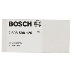 Bosch Adapter für Diamantbohrkronen, Maschinenseite 1/2-Zoll, Kronenseite G 1/2-Zoll Nr. 2608598126