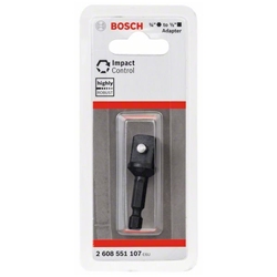 Bosch Adapter zu Steckschlüsseleinsätze, 1/2-Zoll, 50mm, Außensechskant Nr. 2608551107