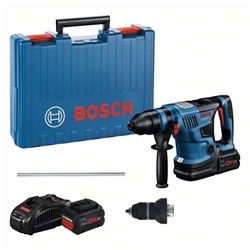 Bosch Akku-Bohrhammer BITURBO mit SDS plus GBH 18V-34 CF mit 2 x Akku ProCORE18V 5.5Ah Nr. 0611914003