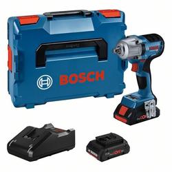 Bosch Akku-Drehschlagschrauber GDS 18V-450 HC, 2 x Akku ProCORE18V 4.0Ah, Ladegerät, L-BOXX und Bluetooth Low Energy Modul Nr. 06019K4002