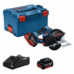 Bosch Akku-Kreissäge GKM 18V-50, 2 x Akku GBA 18V 5.0Ah Nr. 06016B8002