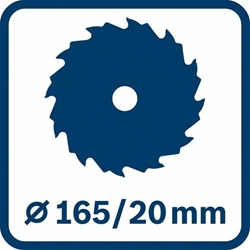 Bosch Akku-Kreissäge GKS 18V-57-2, Solo Version, Karton Nr. 06016C1200