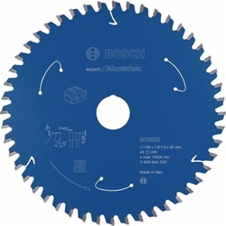 Bosch Akku-Kreissägeblatt EXPERT for Aluminium, 136x1,6/1x20, 48 Zähne Nr. 2608644535