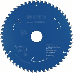 Bosch Akku-Kreissägeblatt EXPERT for Aluminium, 190x1,8/1,3x30, 54 Zähne Nr. 2608644541