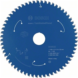 Bosch Akku-Kreissägeblatt EXPERT for Laminated Panel, 190x2,1/1,4x30, 60 Zähne Nr. 2608644550