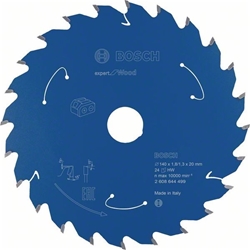 Bosch Akku-Kreissägeblatt EXPERT for Wood, 140x1,8/1,3x20, 24 Zähne Nr. 2608644499