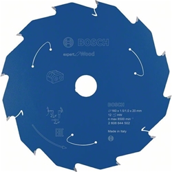 Bosch Akku-Kreissägeblatt EXPERT for Wood, 160x1,5/1x20, 12 Zähne Nr. 2608644502