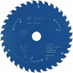 Bosch Akku-Kreissägeblatt EXPERT for Wood, 160x1,5/1x20, 36 Zähne Nr. 2608644504