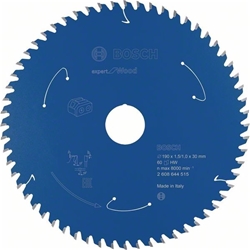Bosch Akku-Kreissägeblatt EXPERT for Wood, 190x1,5/1x30, 60 Zähne Nr. 2608644515