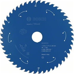 Bosch Akku-Kreissägeblatt EXPERT for Wood, 210x1,7/1,2x30, 48 Zähne Nr. 2608644517