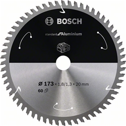 Bosch Akku-Kreissägeblatt Standard for Aluminium, 150x1,8/1,3x10, 60 Zähne Nr. 2608837759