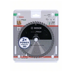Bosch Akku-Kreissägeblatt Standard for Wood, 165x1,5/1x15,875, 48 Zähne Nr. 2608837683