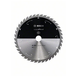 Bosch Akku-Kreissägeblatt Standard for Wood, 254x2,2/1,6x30, 40 Zähne Nr. 2608837734