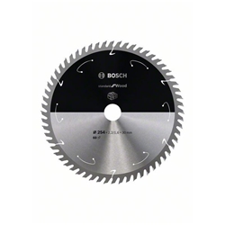 Bosch Akku-Kreissägeblatt Standard for Wood, 254x2,2/1,6x30, 60 Zähne Nr. 2608837736