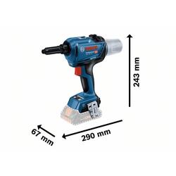 Bosch Akku-Nietpistole GRG 18V-16 C: 2 x Akku ProCORE18V 4.0Ah, L-BOXX Nr. 06019K5001