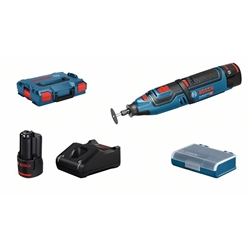 Bosch Akku-Rotationswerkzeug GRO 12V-35, mit 2 x 2.0Ah Li-Ion Akku, L-BOXX Nr. 06019C5001