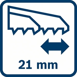 Bosch Akku-Säbelsäge GSA 18V-LI C, in L-BOXX 136 mit Säbelsägeblatt Nr. 06016A5001