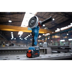 Bosch Akku-Winkelschleifer BITURBO GWS 18V-15 P, solo, L-BOXX Nr. 06019H6A01