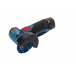 Bosch Akku-Winkelschleifer GWS 12V-76, mit 2 x 3.0Ah Li-Ion Akku Nr. 06019F200B