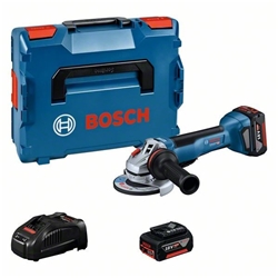 Bosch Akku-Winkelschleifer GWS 18V-10 P, 2 x Akku 5.0Ah, L Nr. 06019J4101