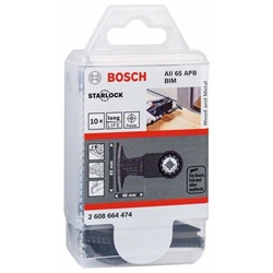 Bosch BIM Tauchsägeblatt AII 65 APB, Wood and Metal, 40x65mm, 10er-Pack Nr. 2608664474