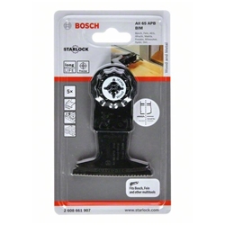 Bosch BIM Tauchsägeblatt AII 65 APB, Wood and Metal, 40x65mm, 5er-Pack Nr. 2608661907