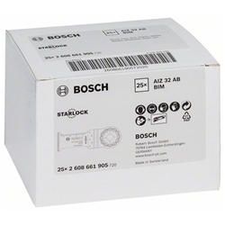Bosch BIM Tauchsägeblatt AIZ 32 AB, Metal, 50x32mm, per Stück Nr. 2608661905