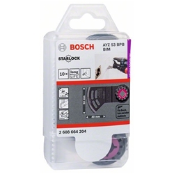 Bosch BIM Tauchsägeblatt Dual-Tec AYZ 53 BPB Multimaterial, 40x53mm, 10er-Pack Nr. 2608664204