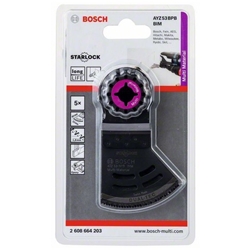Bosch BIM Tauchsägeblatt Dual-Tec AYZ 53 BPB Multimaterial, 40x53mm, 5er-Pack Nr. 2608664203