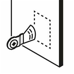 Bosch BIM Tauchsägeblatt Dual-Tec AYZ 53 BPB Multimaterial, 40x53mm, per Stück Nr. 2608664205