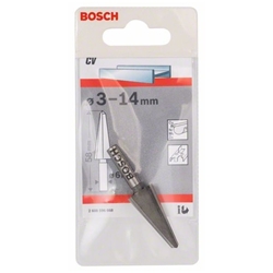 Bosch Blechschälbohrer Chrom-Vanadium, zylindrisch, 3-14mm, 58mm, 6mm Nr. 2608596668