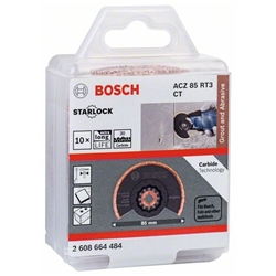 Bosch Carbide-RIFF Segmentsägeblatt ACZ 85 RT3, 85mm, 10er-Pack Nr. 2608664484