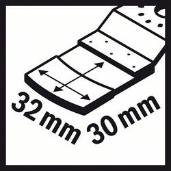 Bosch Carbide-RIFF Tauchsägeblatt AIZ 32 RT5, 30x32mm Nr. 2608661868
