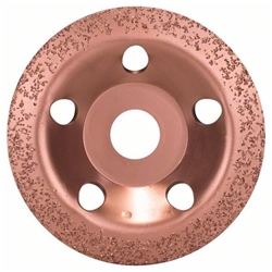 Bosch Carbide-Schleifköpfe, 115mm, Feinheitsgrad fein, Scheibenform schräg Nr. 2608600180