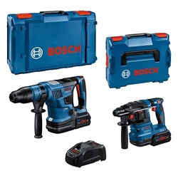 Bosch Combo Kit 2-tlg. 18V: GBH 18V-22/GBH 18V-36C (BT), 2 x Akku ProCORE18V 8.0Ah, Schnellladegerät, x L-BOXX Nr. 0615A5003C