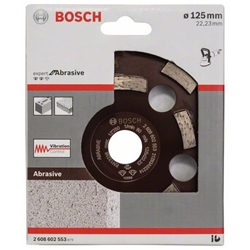 Bosch Diamanttopfscheibe EXPERT for Abrasive, 50 g/mm, 125x22,23x4,5mm Nr. 2608602553