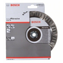 Bosch Diamanttrennscheibe Best for Abrasive, 150x22,23x2,4x12mm, 1er-Pack Nr. 2608602681