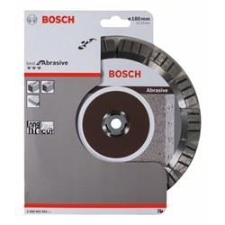 Bosch Diamanttrennscheibe Best for Abrasive, 180x22,23x2,4x12mm, 1er-Pack Nr. 2608602682