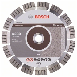 Bosch Diamanttrennscheibe Best for Abrasive, 230x22,23x2,4x15mm, 1er-Pack Nr. 2608602683