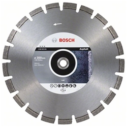 Bosch Diamanttrennscheibe Best for Asphalt, 350x20,00 + 25,40x3,2x12mm, 1er-Pack Nr. 2608603641