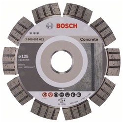 Bosch Diamanttrennscheibe Best for Concrete, 125x22,23x2,2x12mm, 1er-Pack Nr. 2608602652