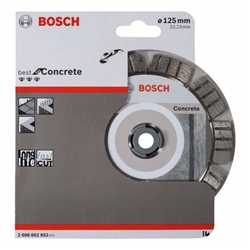 Bosch Diamanttrennscheibe Best for Concrete, 125x22,23x2,2x12mm, 1er-Pack Nr. 2608602652