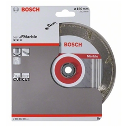 Bosch Diamanttrennscheibe Best for Marble, 150x22,23x2,2x3mm, 1er-Pack Nr. 2608602691