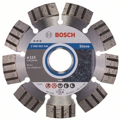 Bosch Diamanttrennscheibe Best for Stone, 115x22,23x2,2x12mm, 1er-Pack Nr. 2608602641