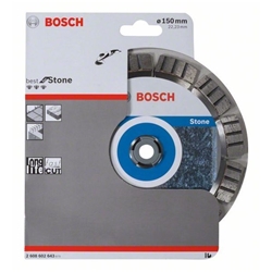 Bosch Diamanttrennscheibe Best for Stone, 150x22,23x2,4x12mm, 1er-Pack Nr. 2608602643