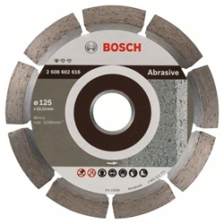 Bosch Diamanttrennscheibe Standard for Abrasive, 125x22,23x6x7mm, 1er-Pack Nr. 2608602616