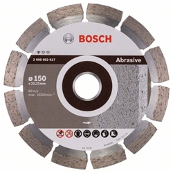 Bosch Diamanttrennscheibe Standard for Abrasive, 150x22,23x2x10mm, 1er-Pack Nr. 2608602617