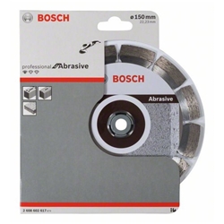 Bosch Diamanttrennscheibe Standard for Abrasive, 150x22,23x2x10mm, 1er-Pack Nr. 2608602617