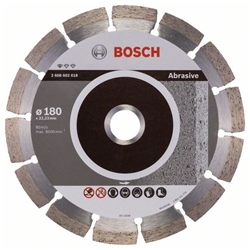 Bosch Diamanttrennscheibe Standard for Abrasive, 180x22,23x2x10mm, 1er-Pack Nr. 2608602618